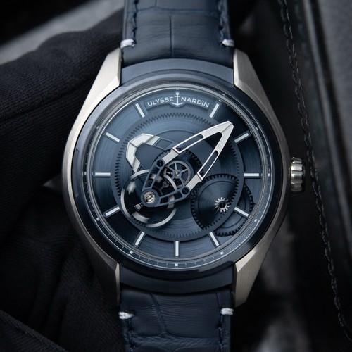 Ulysse Nardin Freak X Ti Blue UNWORN 10/25 PVD Titanium Leather Automatic Watch