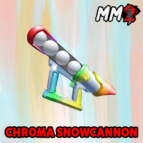 Roblox Murder Mystery 2 MM2 ✨ Chroma Snowcannon✨ SAME DAY