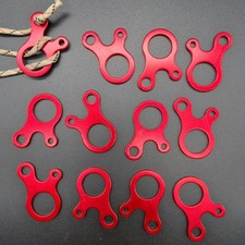 Zelten Zeltleine Leinenspanner 12x Spanner Sc...