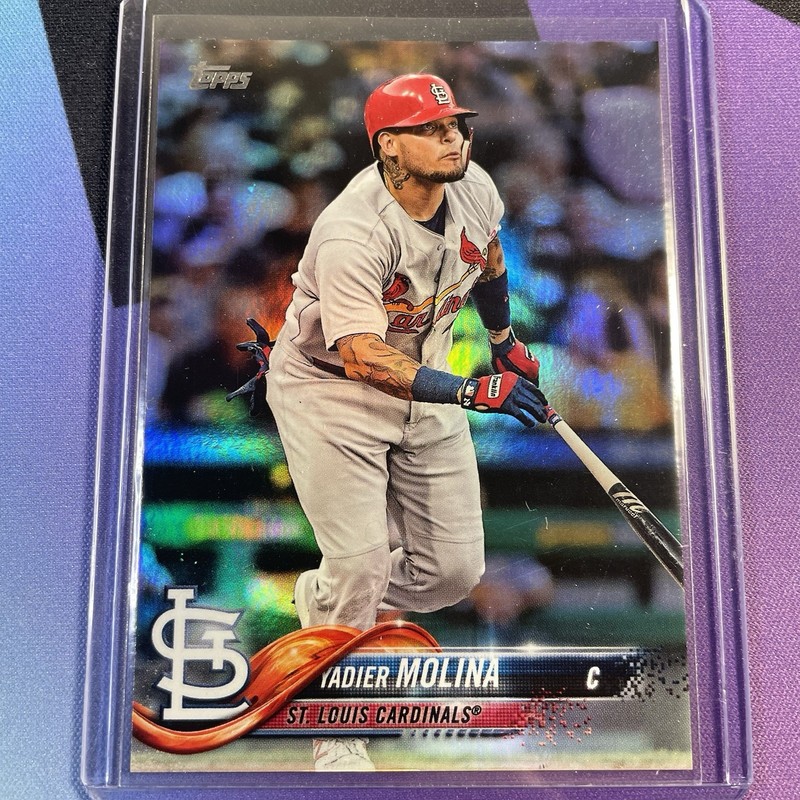 2018 Topps - Yadier Molina #544 Rainbow Foil