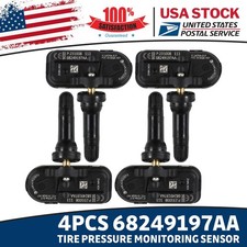 4pcs 434MHZ TPMS 68157568AA For 2014-2021 RAM 2500 3500 TIRE PRESSURE SENSOR US