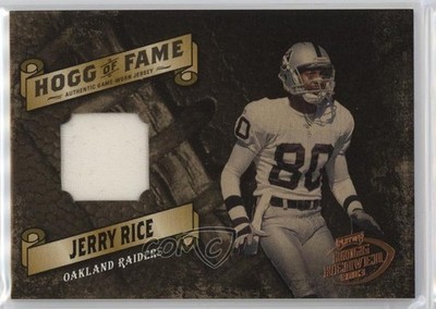 2003 Playoff Hogg Heaven of Fame Bronze Materials /125 Jerry Rice #HF-5 HOF 00rs
