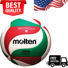 Molten V5M5000 Size 5 Volleyball – Soft Touch PU Microfiber – Indoor & Outdoor