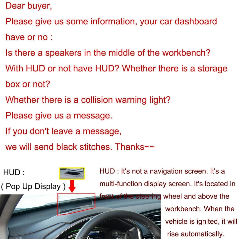 For Jaguar XF 2009-2015 Leather Dashboard Cover Dashmat Dash Anti-Sun Mat Pad - Image 2 of 4