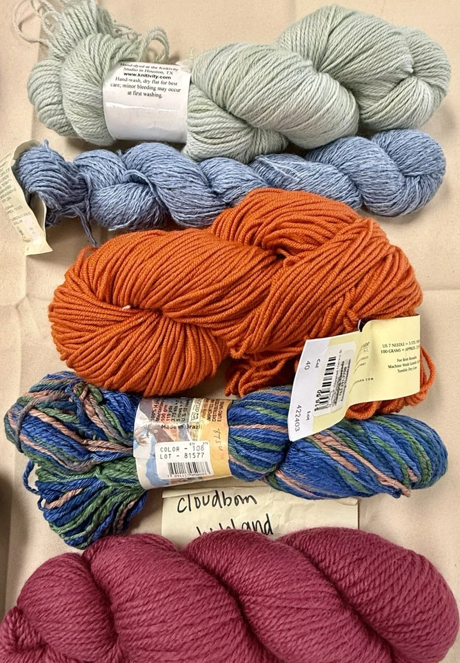 HUGE Yarn Lot DK, Worsted, Malabrigo, Schaefer, Alchemy, Knit Picks, Plymouth - Image 2 of 4