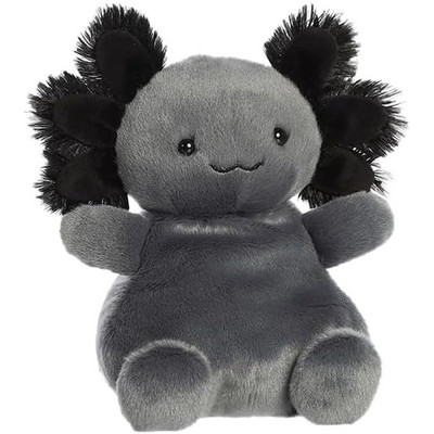 Aurora World Plush - Party Sized Palm Pals - ONYX AXOLOTL (Medium - 8 inch) -New