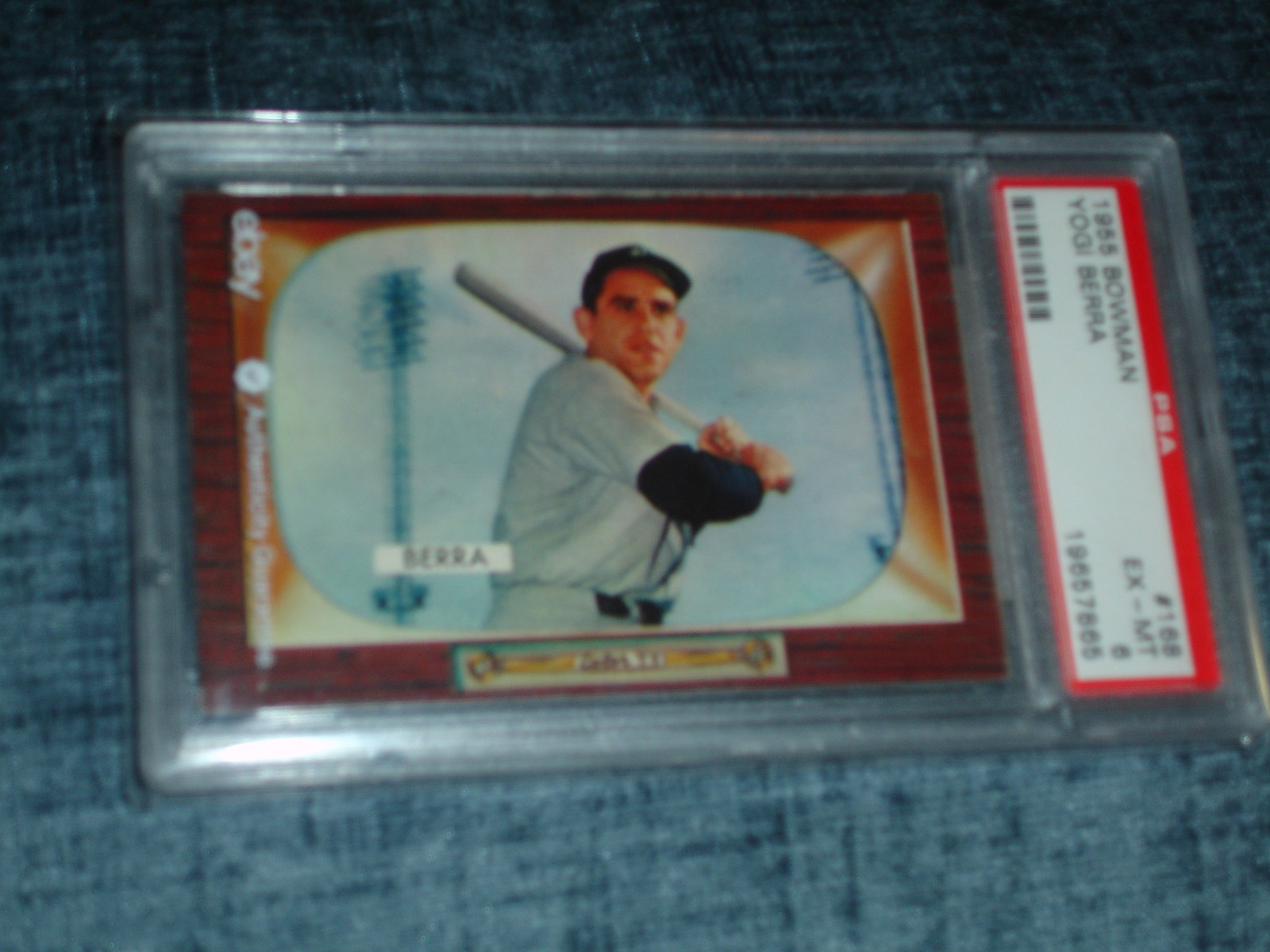 1955 Bowman #168 Yogi Berra PSA 6