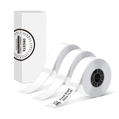 12 mm x 40 mm x 160 Stück x 3 Rollen, weiß - Klebstoff - Spalt - 12 mm x x 3 Rolle 