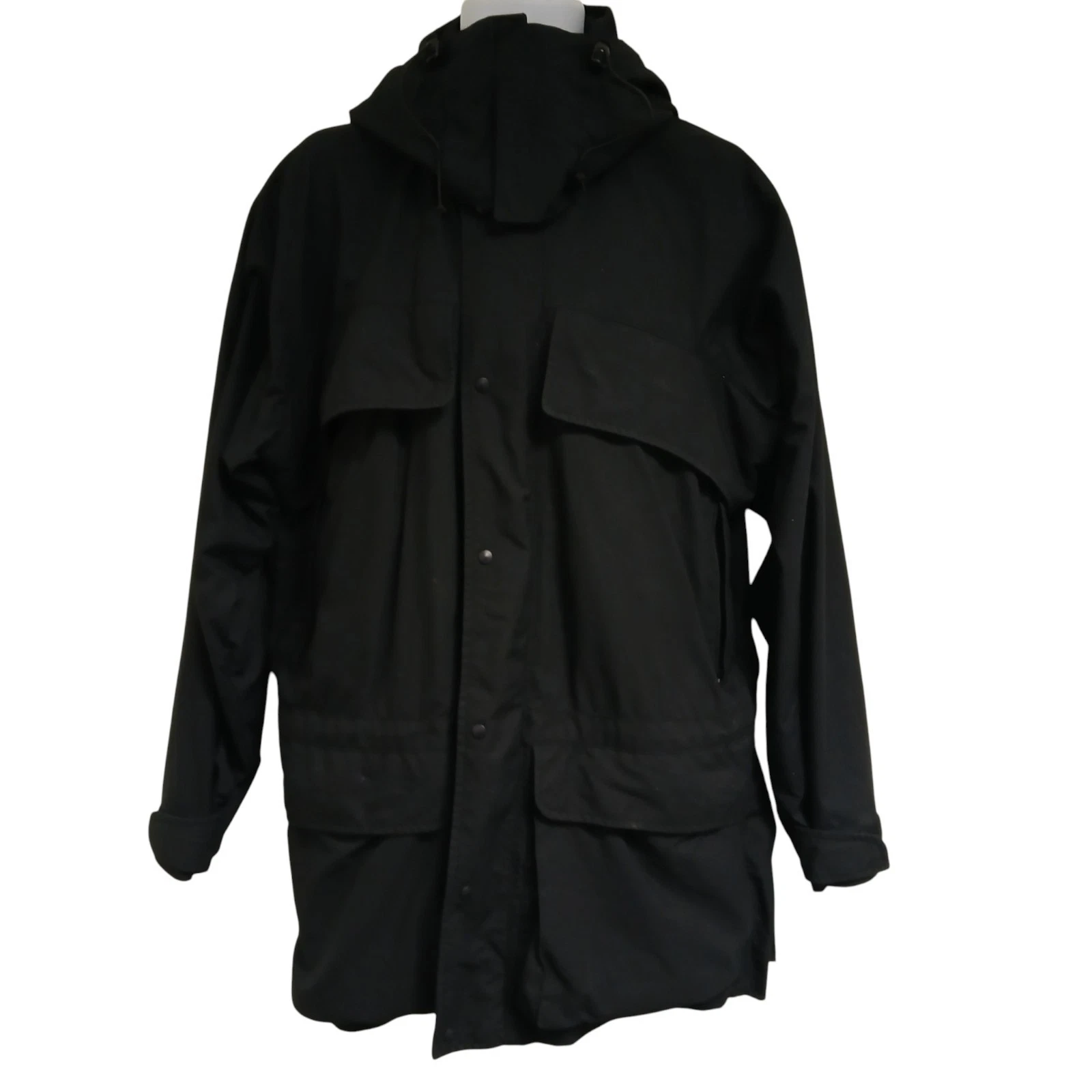 Karrimor Enforcer Coat Tactical Waterproof Jacket Black Hooded Outdoor Security