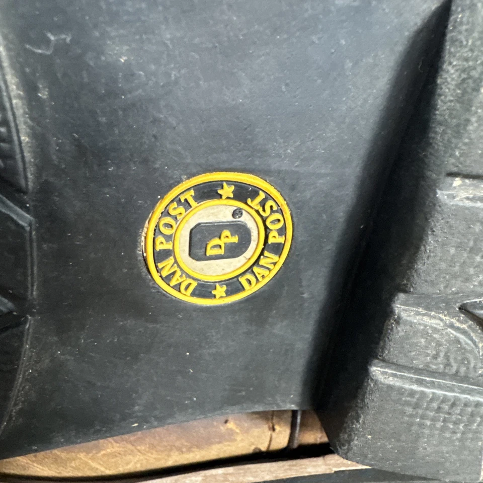 Botas de Vaquero DAN POST Western Juveniles 4D Cuero Marrón Puntera Cuadrada Pull-On Foto 4 de 4