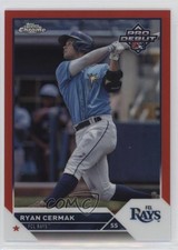 2023 Topps Pro Debut Chrome Red Refractor 1/5 Ryan Cermak #PDC-1 04cw