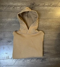 Men’s BP Small Tan Blank Fleece Hoodie