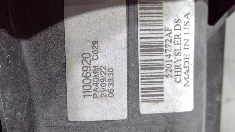 2019-2021 DODGE RAM 1500 RADIAOTR COOLING FAN OEM 52014772AF  - Image 3 of 4