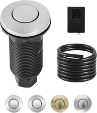 Garbage Disposal Air Switch Kit, 3.5" Long Sink Top Air Switch for Food Waste...