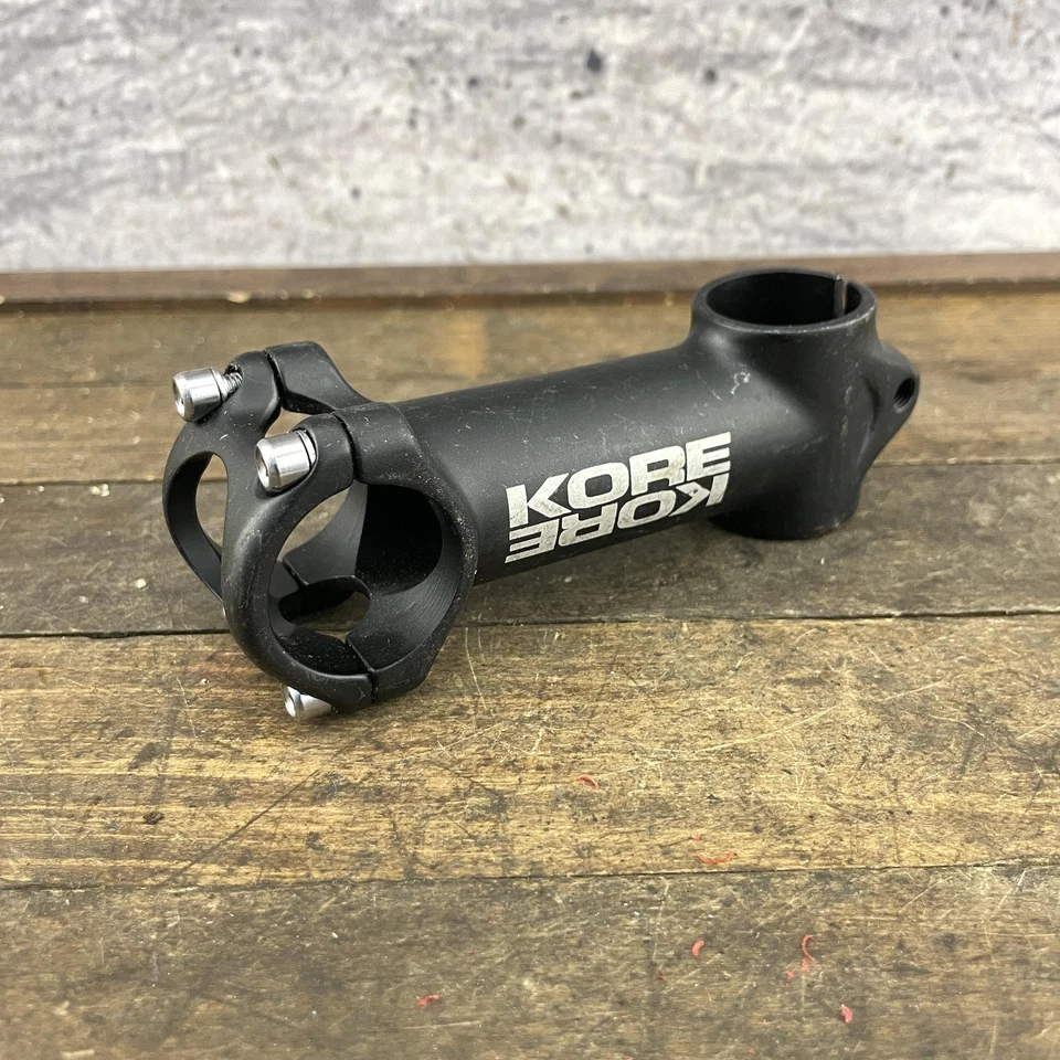 Kore 31.8 mm Bicycle Stem 1-1/8" Threadless Black 130g 2-Bolt Faceplate MTB Road - Image 2 of 4
