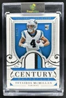 2025 Panini National Treasures Tetairoa McMillan Century Materials RC Patch #/99