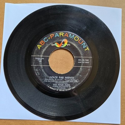 THE FOUR ACES Dolce Far Niente/Searching 45 7'' Record Vinyl Records