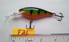 F21) Señuelo Crankbait Rapala Shad Rap 5 vintage. Señuelo de 3 pulgadas. Excelente.