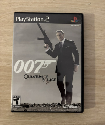 Activision 007: Quantum of Solace (PS2) Action-Adventure, T, Case, Manual