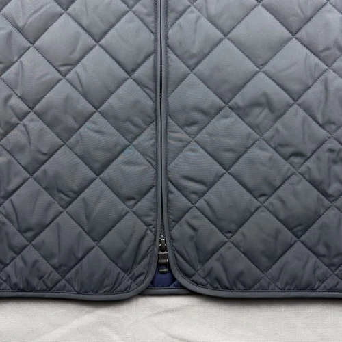Peter Millar Crown Essex Full Zip Quilted Puffer Vest Jacket Iron Gray XL $245 image 5