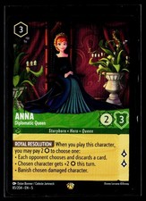 Anna - Diplomatic Queen 85/204 Legendary Shimmering Skies Lorcana Near Mint