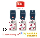 BFT Gate Fob MITTO RCB2 433 Garage Door Transmitter Remote Control Key Fobs x 3