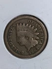 1863 Indian Head Cent Penny, Civil War Date Nice Coin Item F19H5