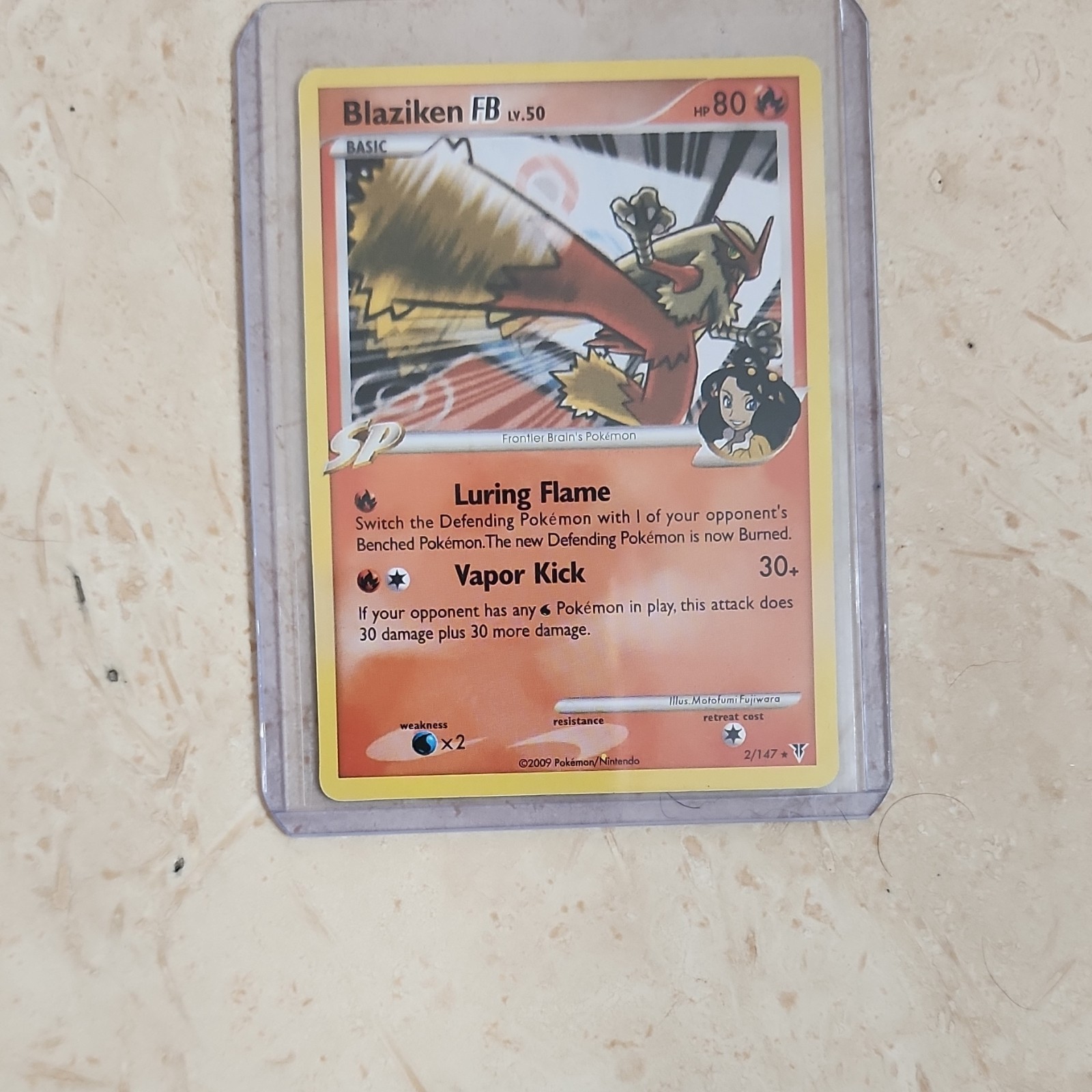 Pokémon Blaziken FB Lv.50 2/147 2009 Card