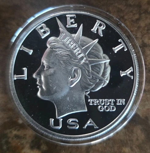 1999 Silver 1 oz NORFED Liberty $10 Proof-Like - Variant 3