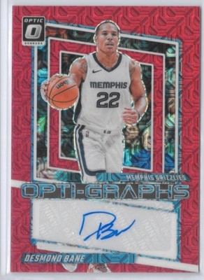 2023-2024 Donruss Optic Desmond Bane Opti-Graphs Auto Red Choice #OG-BAN