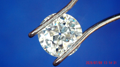 .52ct - 5.00 x 3.02mm Bright White Round Mine Cut Loose Diamond H/VS SI1