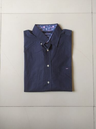 Eden Park Dark Blue shirt with contrasting elbow patches$140 WorldWide Shipping - Picture 1 of 9