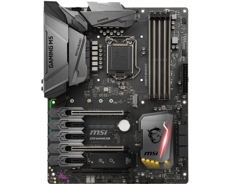 MSI Z370 GAMING M5 Motherboard Intel Z370 LGA 1151 DDR4 ATX