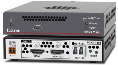 Extron FOX3 T 101 MM Multi Mode Fiber Optic Transmitter Tx Encoder 60-1957-11 4K