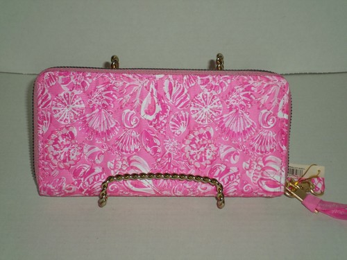 Simply Southern Phone Wallet Wristlet Shell Pink NEW - Picture 3 of 5