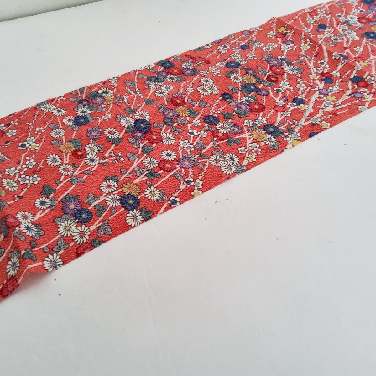 Pink Deja Vu #D 6.5x82-2.28yd LONG Vintage Silk Chirimen