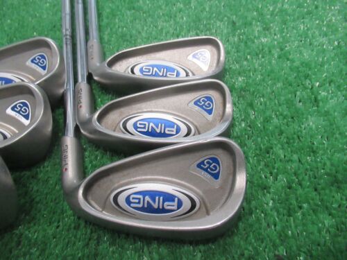 PING G5 MAROON DOT IRON SET 5-9 & LW GOLF CLUBS ZZ65 STIFF STEEL RH -.5" - Picture 2 of 12