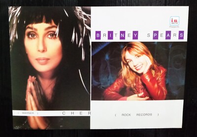 CHER Britney Spears All Saints VINTAGE THAILAND ONLY 1 COLOR PAGE MEGA RARE!!!