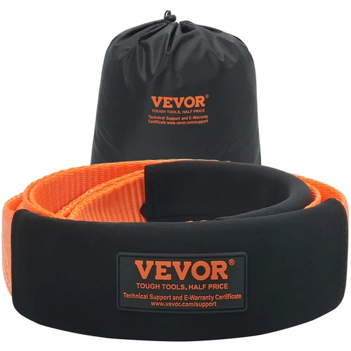 VEVOR Cavo di Traino Auto Traino, Cinghia di Emergenza Corda 16329 kg 2,4 m