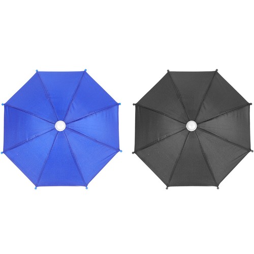 2 Pcs Kleine Regenschirmspielzeug Reisen Kleiner Handy-Sonnenschutz - 第 7/12 張圖片