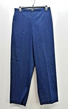 Alfred Dunner Womens Elastic Waist Straight Leg Stretchable Fit Casual Pant 12