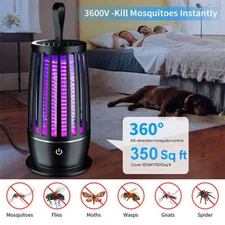 Mosquito Insect Fly Bug Killer LED Light Lamp Electric Pest Control Zapper Trap.