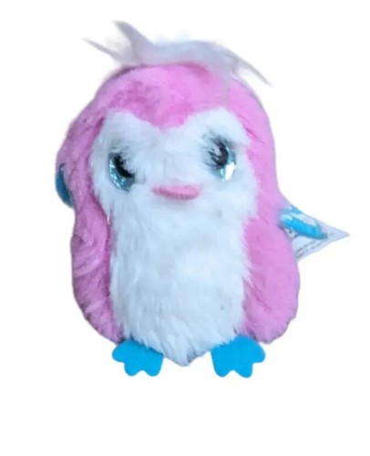 Hatchimals Penguala Mini Plush Backpack Bag Clip On Keychain Pink Owl Hanger - Picture 2 of 3