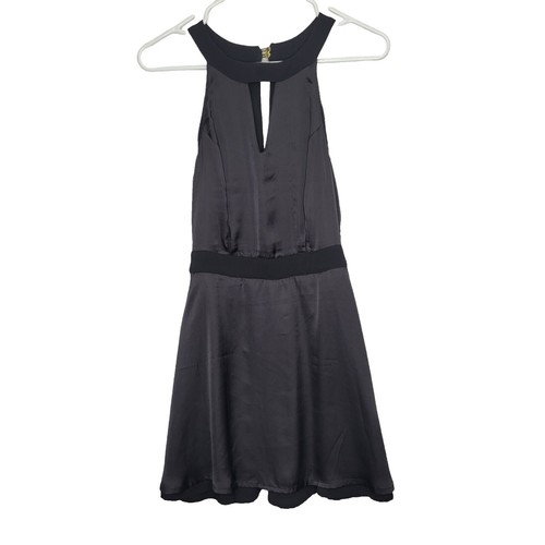 BEBE Little black Leather wrap dress medium | eBay BEBE Little black Leather wrap dress medium | eBay