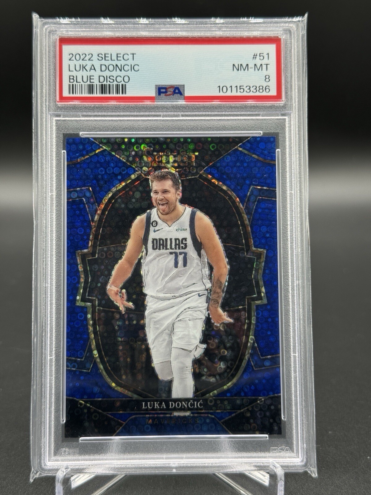 2022 Select Luka Doncic Blue Disco #51 - NM MT 8 - 23/25