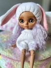 Blythe Handmade Doll Clothes Custom Rabbit Handknit Costume From Ukraine