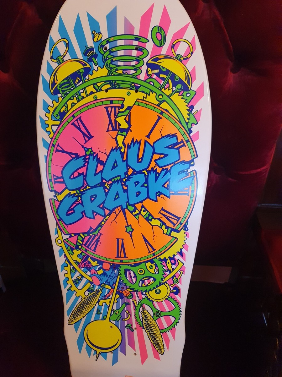 Santa Cruz Claus Grabke スケートボードデッキ Grabke All Around Reissue Skateboard Deck 9.89in x 30.94in