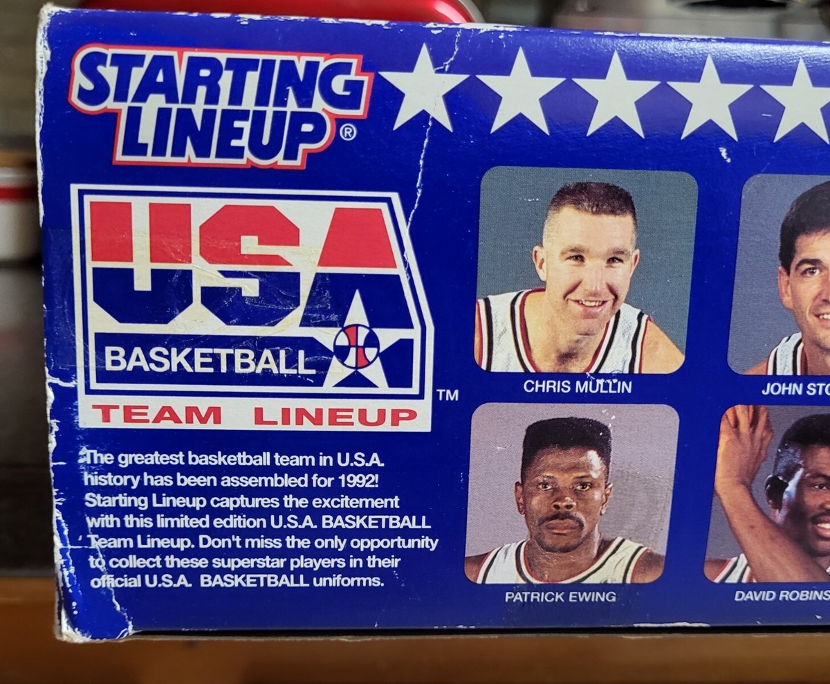 1992 TEAM USA BASKETBALL DREAM TEAM STARTING LINEUP SET IN BOX