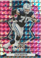 2022 Panini Mosaic Zack Martin Pink Prizm SP Dallas Cowboys