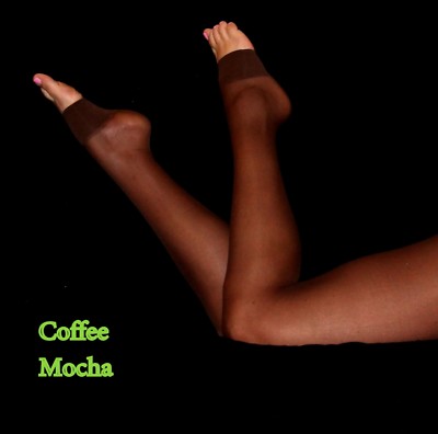 C Tamara Mocha Opentoe Pantyhose Hooters Uniform African American Skintone Sexy